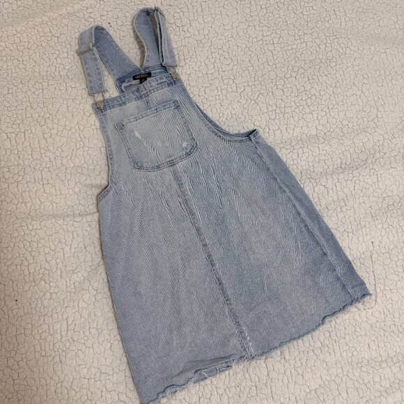 Light Denim Overall Dress - Picture 1 of 1
